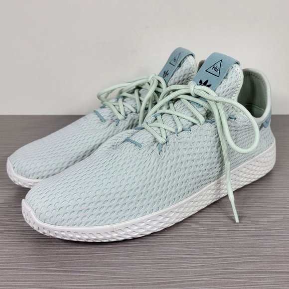 adidas Pharrell Williams HU NMD Youth Sneaker, Linen Green, Big Kid Size 7 /40 - Picture 3 of 10